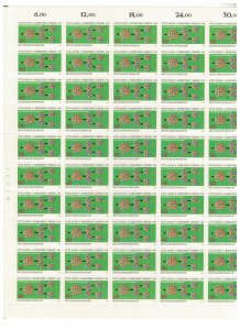 Germany 1979 MNH Full Sheet of Stamps Scott 1299-1301 Nobel Physics Chemistry