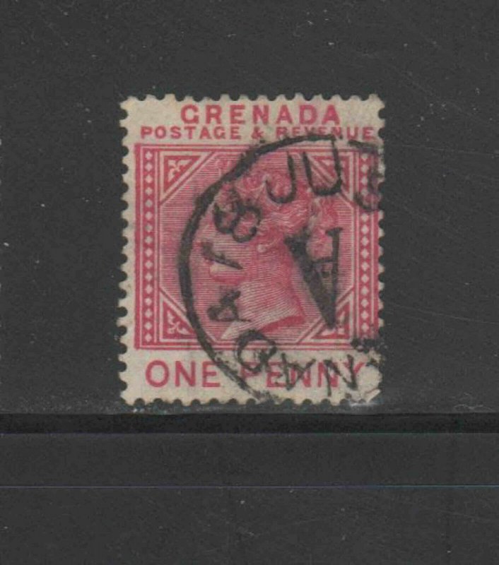 GRENADA #21   1883  1p  QUEEN VICTORIA     F-VF  USED  b