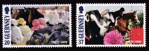 Guernsey 1998 (2) Two Stamps from the National Holidays West & South Shows VF/NH