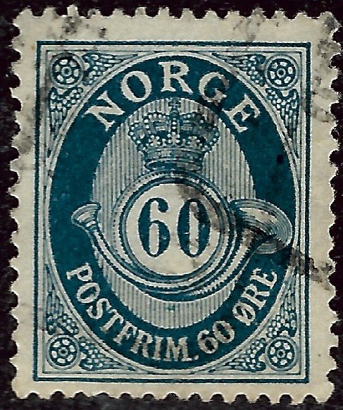 Nice Norway #58 Used F-VF...grab a bargain and fill an empty spot!