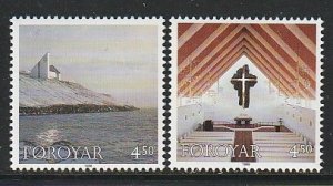 1998 Faroe Islands - Sc 344-5 - MNH VF - 2 single - Frederickschurch