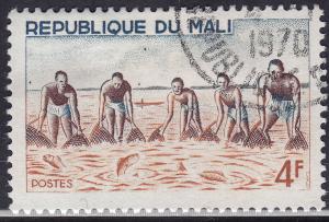 Mali 89 CTO 1966 Large Net Group Fishing