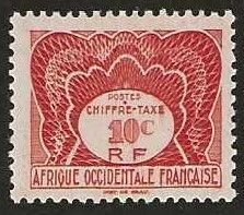 French West Africa   J1,  mint, hinged. . 1947.  (F364)