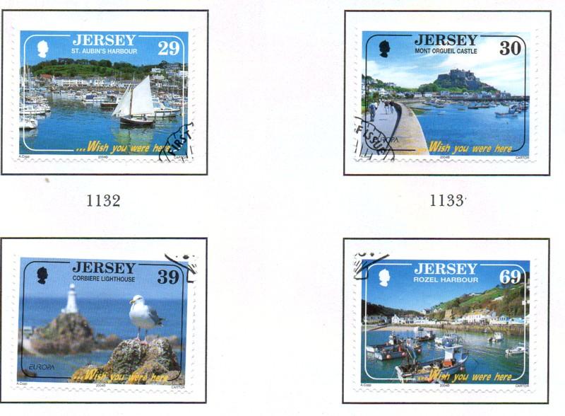 Jersey Sc 1112-5 2004 Europa Holidays stamp set used