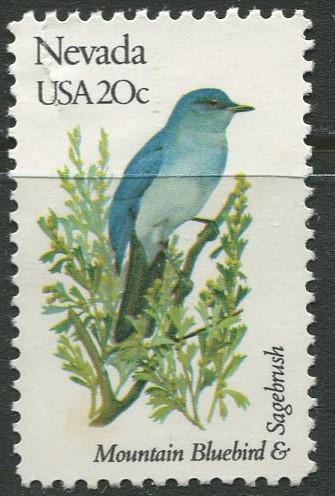 USA - Scott 1980 - State Birds & Flowers - 1982 - MNG - Single 20c Stamp