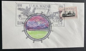 1998 USA Hand Painted Cover Spanish American War Centenary Main