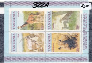 Tanzania #322a MNH - Stamp Souvenir Sheet