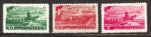 Russia Scott 1277-79 Unused LHOG - 1948 Electrification 5 Year Plan - SCV $45.00