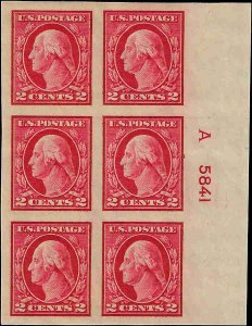 409 Mint,OG,NH... Plate Block of 6 and A... SCV $75.00... XF