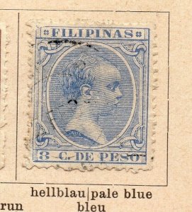 Philippines 1892-93 Early Issue Fine Used 8c. NW-238230