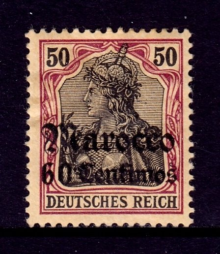 Germany (Offices in Morocco) - Scott #27 - MH - See description - SCV $20