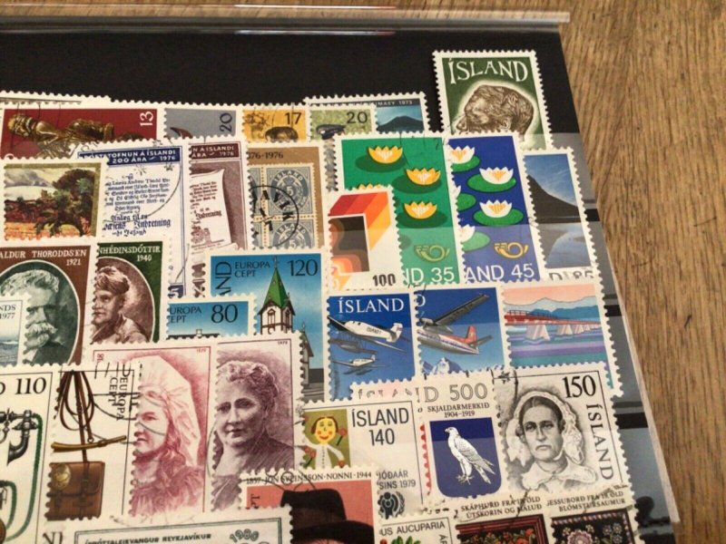 Iceland Island used  mixed stamps A12279