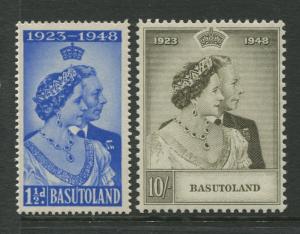 Basutoland - Scott 39-40 -  Silver Wedding Issue-1948 - MNH - Set of 2 Stamps