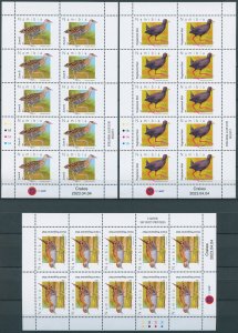 Namibia Stamps 2023 MNH Crakes Birds Black African Crake 3x 10v Full Sheets