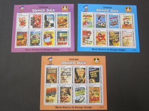 Guyana 1993 Sc 2769-2771 Disney set MNH