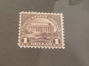US Scott #571 mint lightly hinged