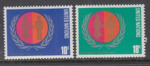 UN New York 258-259 MNH VF