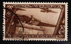 Italy Scott C40 Used 1932 March on Rome Airmail stamp