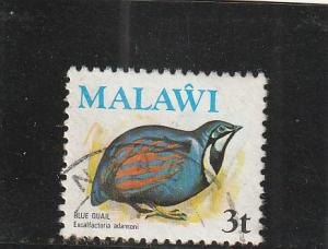 Malawi  Scott#  235  Used  (1975  Blue Quail)