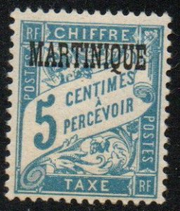 Martinique Sc #J15 Mint Hinged