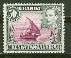 Kenya Uganda # 79a King George VI -  50c  (1)  Mint NH