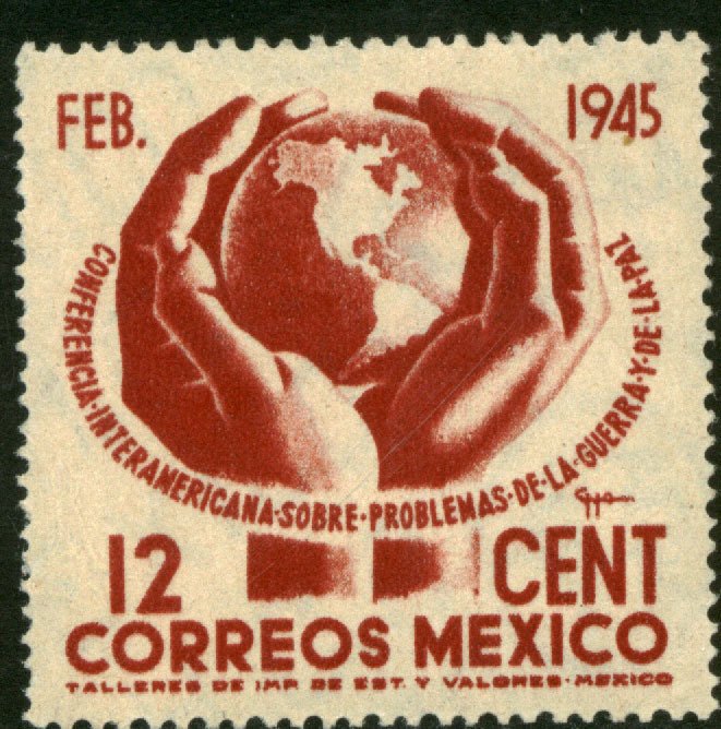 MEXICO 792, 12¢ Conference on War & Peace. MINT, NH. VF.