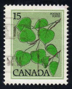 Canada #717 Trembling Aspen, used (0.25)