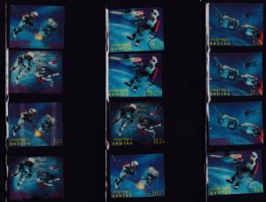 Bhutan 1967 SPACE in 3-D Process Complete Set (12) VF Air Mails inc