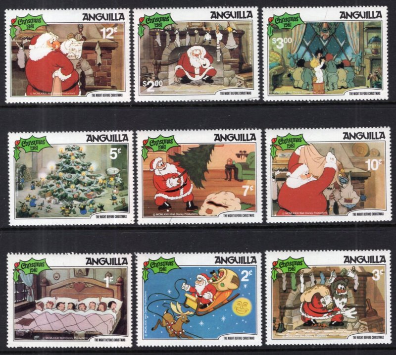 Anguilla 453-461 Disney's MNH VF