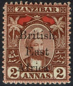BRITISH EAST AFRICA 1897 ZANZIBAR SULTAN 2A 