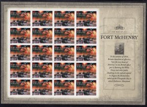 U.S. - 4921 - War of 1812 Bicentennial - Complete Sheet -  Never Hinged