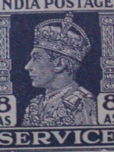 ​INDIA-1939-SC#O112 83 YEARS OLD STAMPS- KING GEORGE VI MNT IMPRINT BLOCK VF