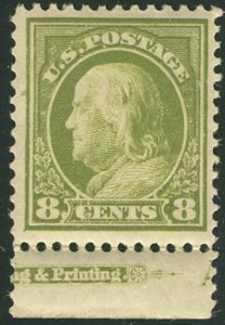 MALACK 414 VF/XF OG NH, bottom margin,  nice stamp gg0827