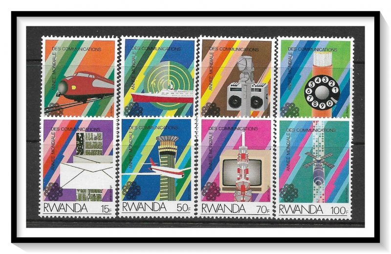 Rwanda #1175-1182 Communications Year Set MNH