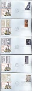 #3379-83 Louise Nevelson Covercraft FDC Set