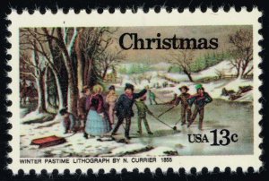 US #1702 Winter Pastime by Currier; MNH