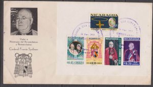 NICARAGUA - 1949 VISIT OF CARDINAL SPELLMAN TO MANAGUA MS - FDC