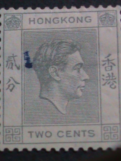 ​HONG KONG-1938 SC# 155-124 YEARS OLD-KING GEORGE VI-MINT VERY LIGHT HING VF