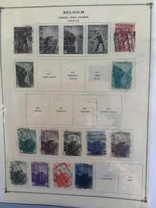 Belgium stamps page R24307