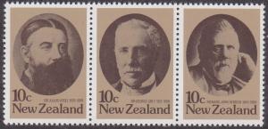 New Zealand  #  680a, 19th Century Statesmen, NH, 1/2 Cat.