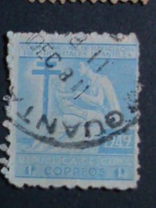 ​CUBA-1899 4 OVER 100 YEARS OLD CUBA FAMOUS USED STAMPS-SET-VERY FINE