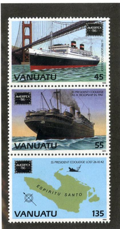 VANUATU 419-421 MH SCV $5.75 BIN $2.25 SHIPS