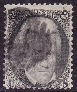 Scott 73, Used, 2c Jackson, Light Creases Lower Right Corner