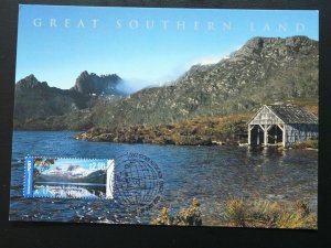 lake Cradle mountain Tasmania maximum card Australia 84985