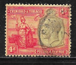 Trinidad and Tobago 26: 4d Britannia and King George V. used, F-VF