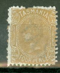 Australia Tasmania 57a mint CV $375