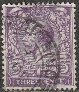 Great Britain #215 Clean Back, Used (~439k)