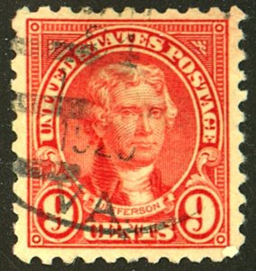 U.S. #590 USED