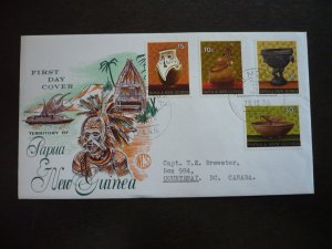 Postal History - Papua New Guinea - Scott# 315-318 - First Day Cover