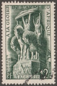 Algeria, stamp, Scott#246,  used, hinged, 12rf,